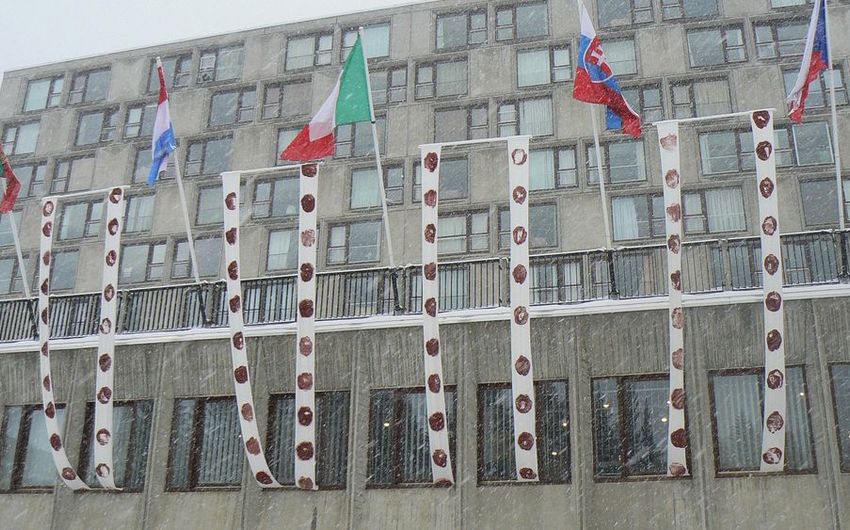 Marie Paule Lesage au Centre d'Art de Flaine